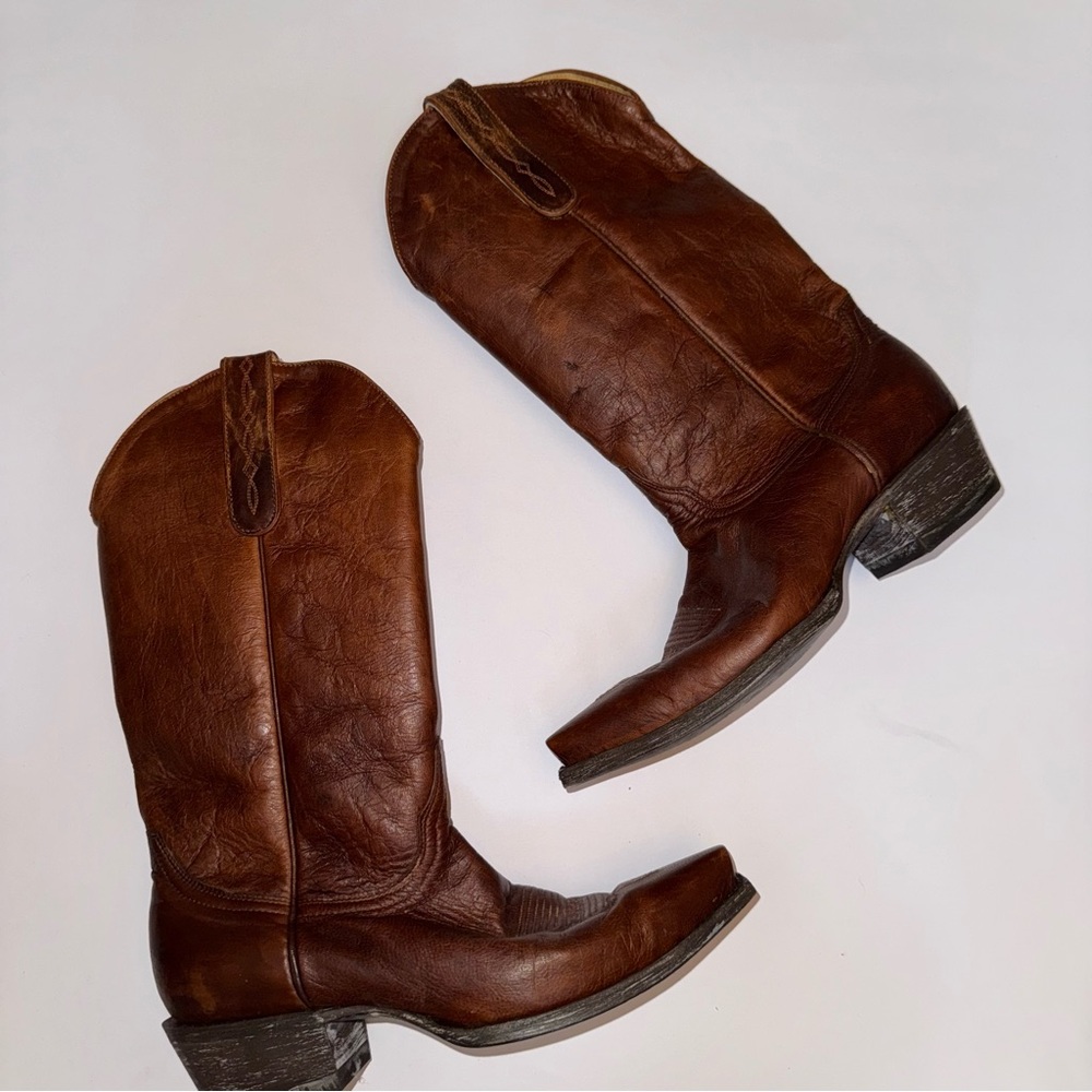 Idyllwind Western Cowboy Boot Snip Toe Brown 9 Comfortable Classic Brown